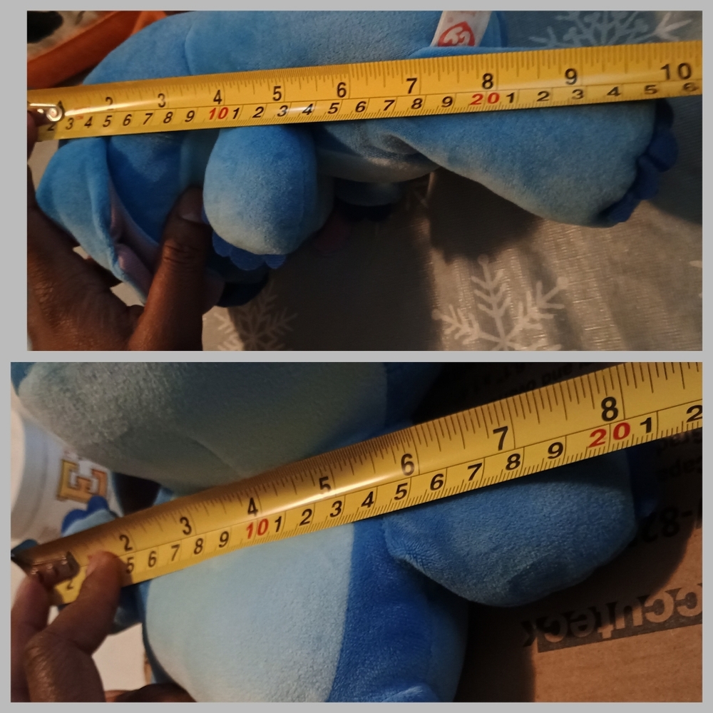 Ty Beanie Buddy STITCH (Disney's Lilo & Stitch) (10Inch Medium) Soft Plushy - Picture 6 of 10